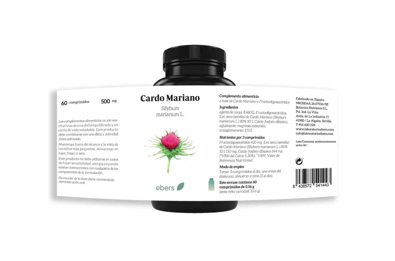 Cardo Mariano 500 mg – 60 comprimidos