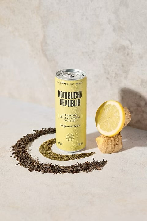 Kombucha Jengibre y Limón
