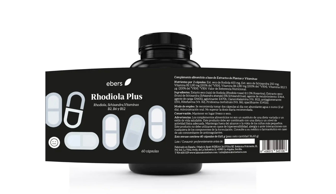 Rhodiola Plus – 60 cápsulas