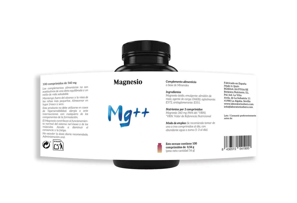 Magnesio 500 mg – 100 comprimidos
