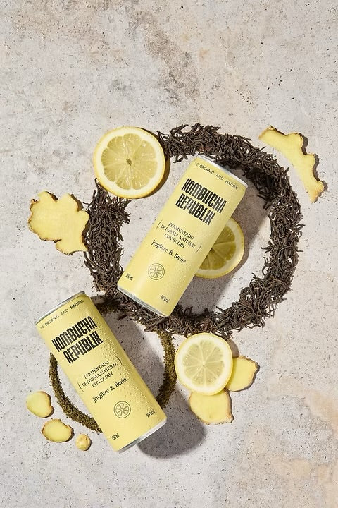 Kombucha Jengibre y Limón