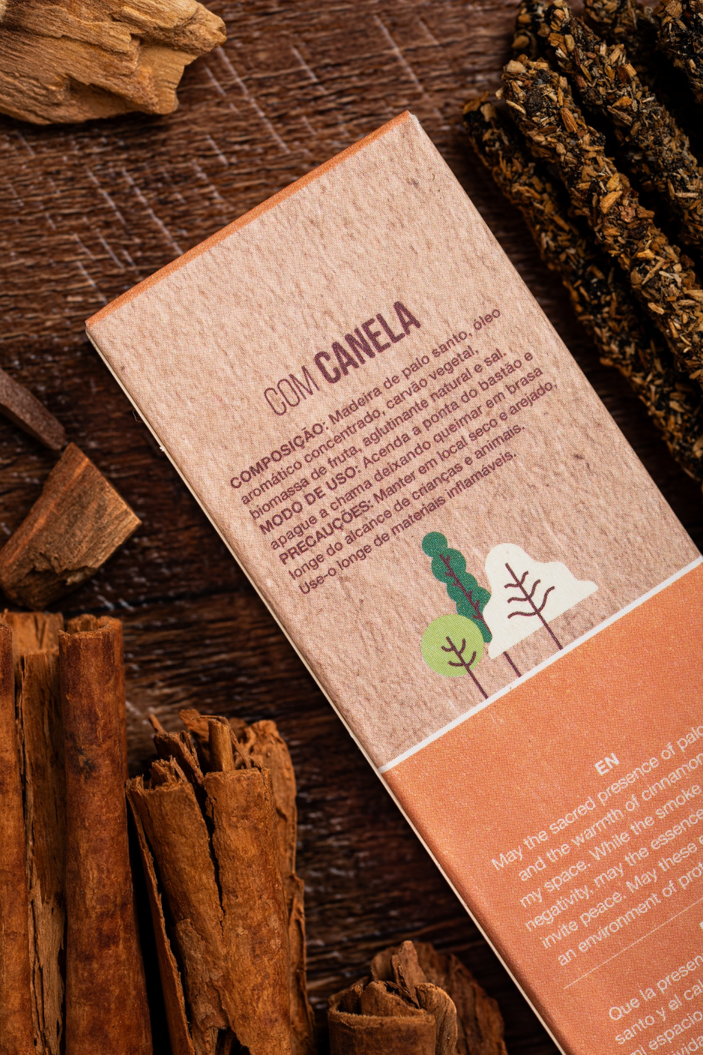 Incienso de Palo Santo con Canela